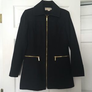 MICHAEL Michael Kors Wool Coat (black/size 4)